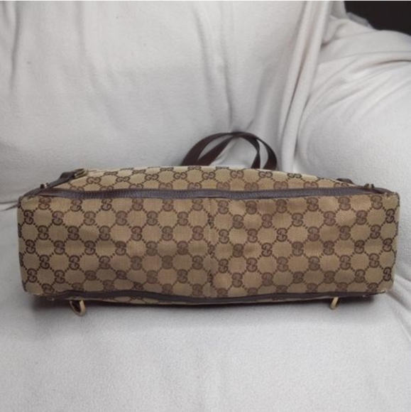 Authentic Gucci GG Monogram Supreme Abbey Canvas Large Tote Bag - Picture 7 of 12